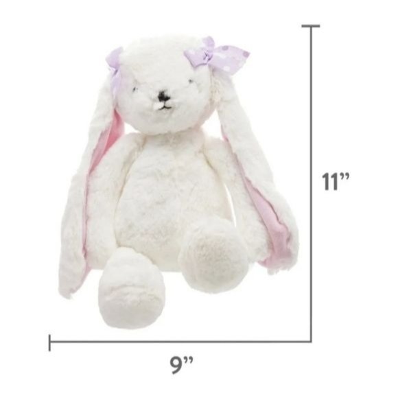 Bedtime Originals Lavender Woods Plush Bunny Stuffed Animal Blossom Bedtime Orig - Picture 1 of 4